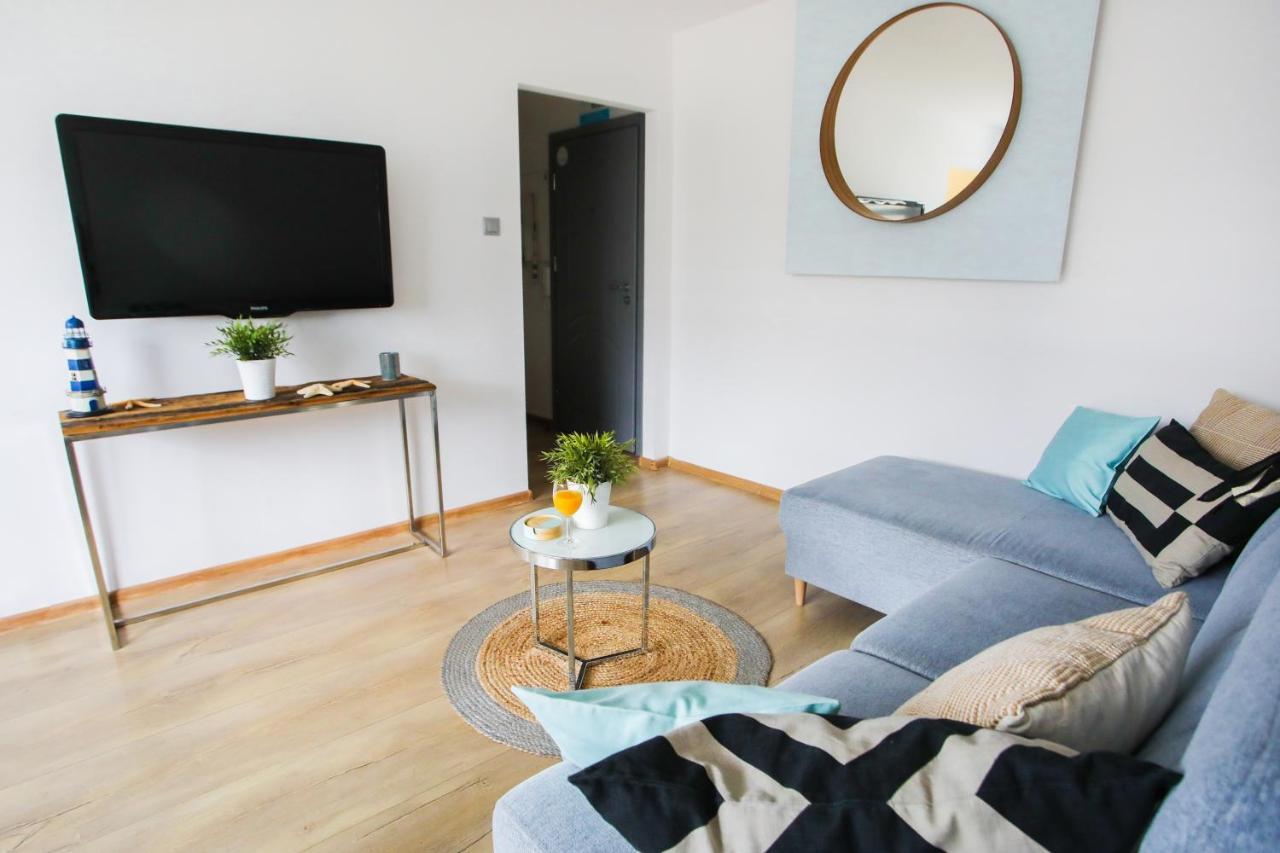 Apartament Blekitno Na Bialym Władysławowo Esterno foto