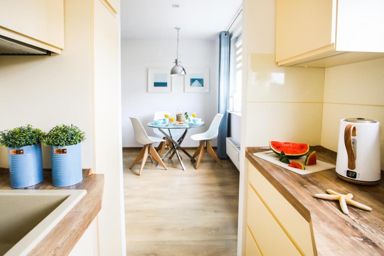Apartament Blekitno Na Bialym Władysławowo Esterno foto